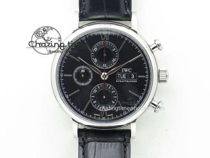 MIROTIME 0507 Ingeniuer St.Laurens SS Black Dial MKF 1:1 V2 Best Edition On Black Leather Strap A Functional 7351